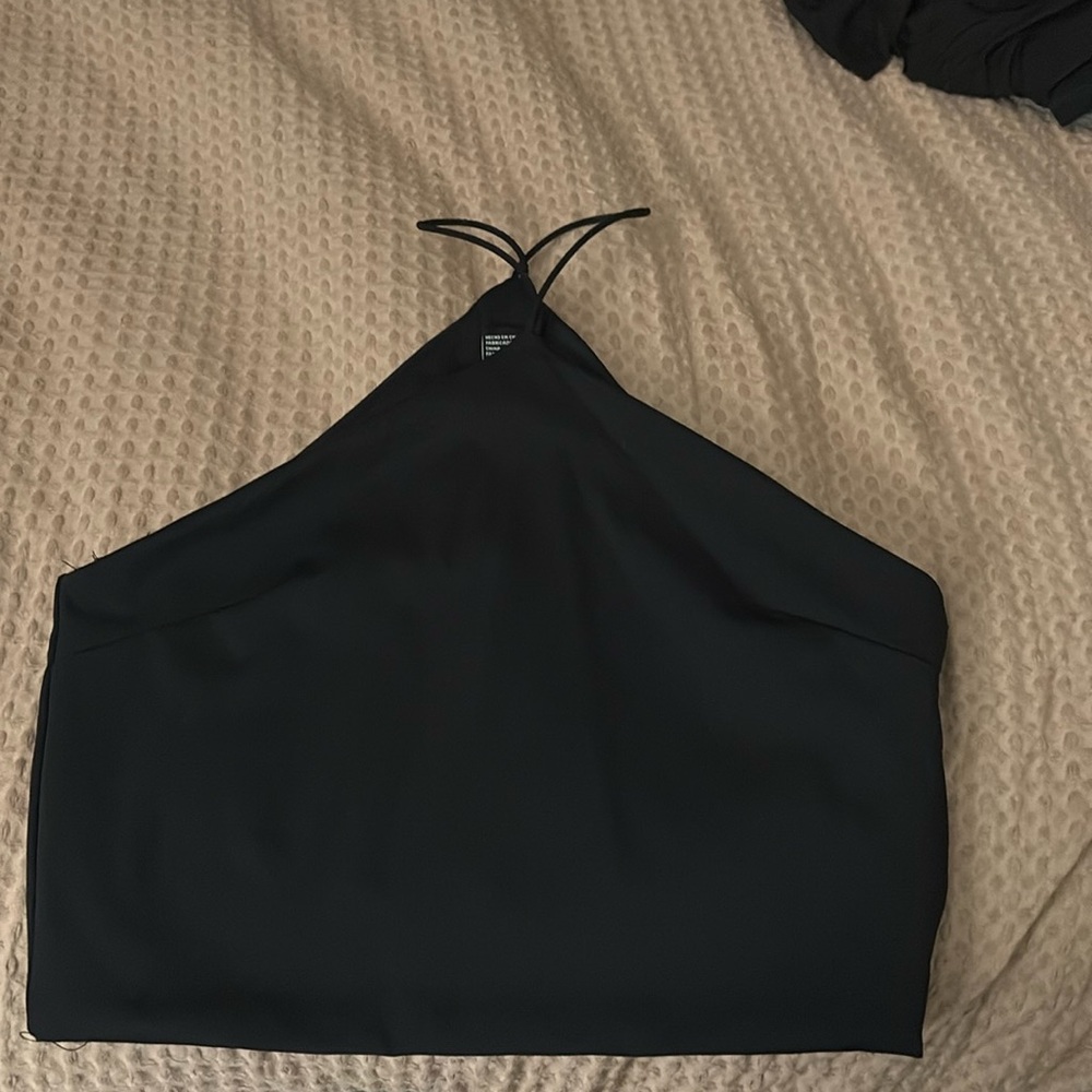 Black Halter Top